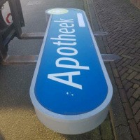 Afbeelding van Reclamebord licht reclame