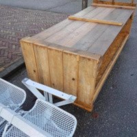 Afbeelding van Steigerhouten schap