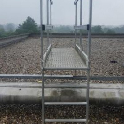 Aluminium trap bovenloop Aluminium trap bovenloop