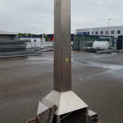 RVS tuin kachel haard RVS tuin kachel haard