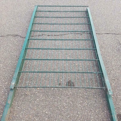 Dubbelstaafs groen hek Dubbelstaafs groen hek