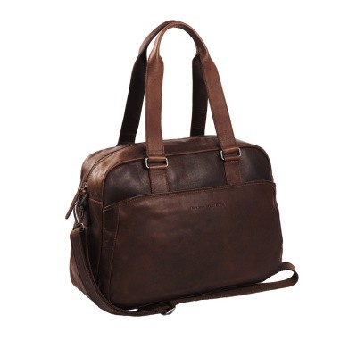 Leather Shoulder Bag Brown Adelaide