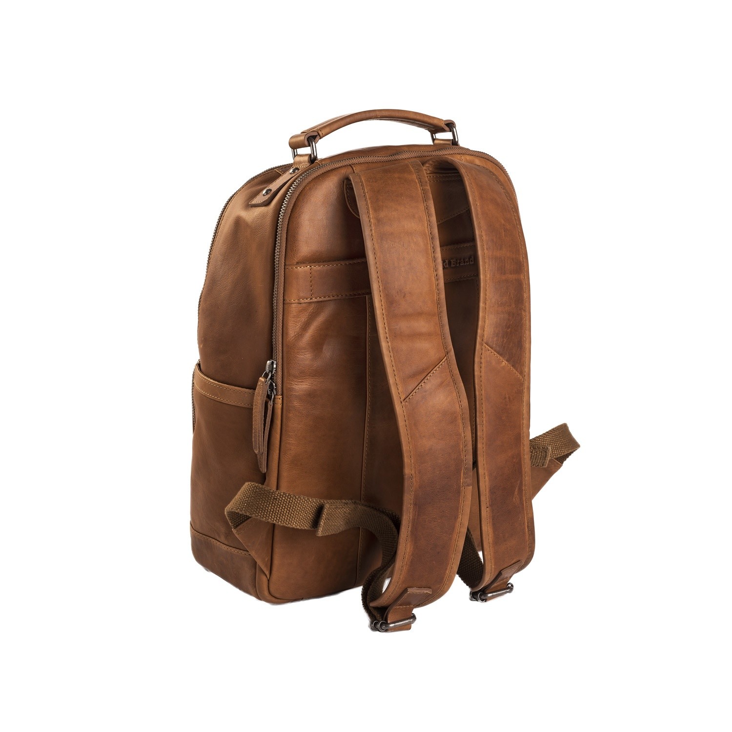 Leather Backpack Cognac Austin