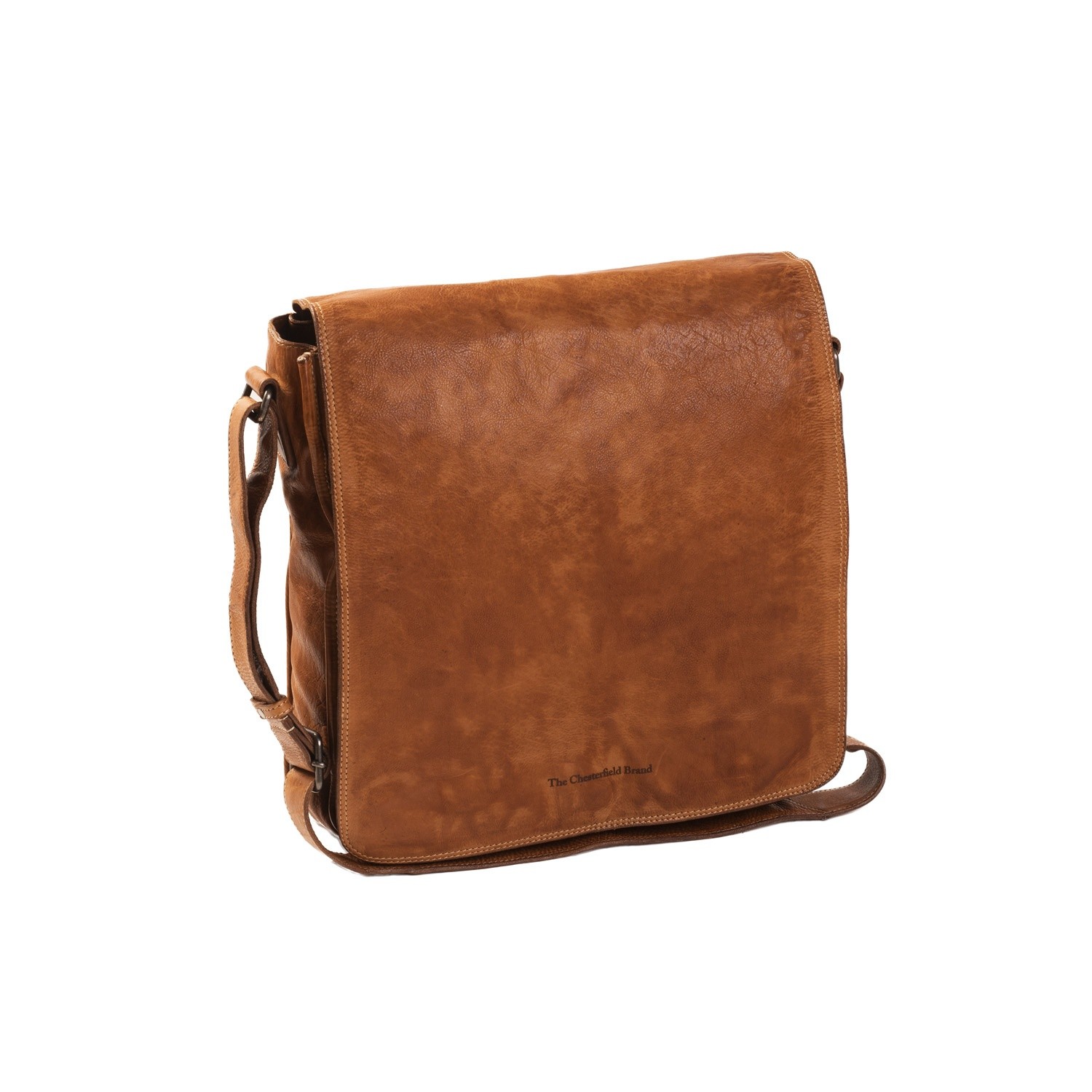 Leather Shoulder Bag Cognac Almada Leather Shoulder Bag Cognac Almada