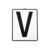 Afbeelding van Premiere manegeletters R-V-P-S Wit
