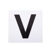 Afbeelding van Premiere manegeletter stickers R-V-P-S Wit