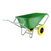 Afbeelding van Fort kruiwagen 165 Liter met dubbele anti lek wielen en HDPE bak