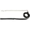 Afbeelding van Harry's Horse Halsterlijn Ketting Musketon Zilver 2,5m zwart