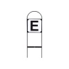 Afbeelding van Premiere manegeletters H-E-K-M-B-F-A-C Zwart
