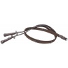 Afbeelding van Harry's Horse Teugels Webband Stops zwart- cob
