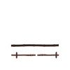 Afbeelding van BR linnen teugels Tobacco- Full