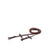 Afbeelding van BR rubberen teugels Eventa Bruin/Goud- Full