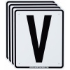 Afbeelding van Harry's Horse Bakbordjes, V,S,R,P wit