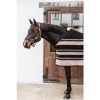 Afbeelding van Kentucky Zweetdeken fleece heavy stripes Brown- 155 cm