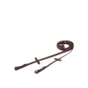 Afbeelding van BR rubberen teugels Eventa Oak/Zilver- Full
