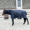 Afbeelding van Kentucky Paardenregenjas Hurricane met beugelopeningen Navy- Large