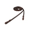 Afbeelding van BR lederen Hunter teugels Oak/Zilver- Full