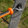 Afbeelding van Gallagher 3-weg poortgreepanker zwart hout (4)