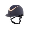 Afbeelding van BR rijhelm Theta Plus Painted Glitter Navy/Rose- 52/54