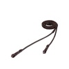 Afbeelding van BR lederen antislip teugels Bruin/Zilver- Full