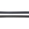 Afbeelding van Harry's Horse Teugels Leder Rubber Gevoerd zwart- cob