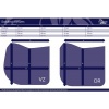 Afbeelding van Harry's Horse Zadeldek Reverso Competition wit- full dr