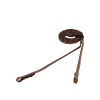 Afbeelding van BR lederen Hunter teugels Tobacco/Zilver- Full