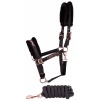 Afbeelding van Harry's Horse Halsterset Love zwart- full