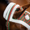 Afbeelding van Harry's Horse Halsterset en Muts Christmas rood- shetland