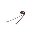 Afbeelding van BR linnen teugel met ring Oak/Zilver- Full