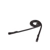 Afbeelding van BR lederen antislip teugels Zwart/Goud- Full