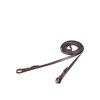 Afbeelding van BR lederen stangteugels Bruin/Zilver- Full