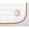 Afbeelding van Harry's Horse Zadeldek Reverso Competition Rosegold wit- full dr