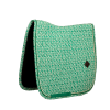 Afbeelding van Kentucky Zadeldek velvet dressuur white/green- Full