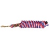 Afbeelding van Harry's Horse Halstertouw Musketon Goud 3m navy-rood-beige