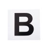 Afbeelding van Premiere manegeletter stickers H-E-K-M-B-F-A-C Wit