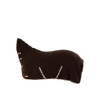 Afbeelding van Premiere fleecedeken met vast halsdeel Turkish Coffee- 175/130 cm