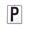 Afbeelding van Premiere manegeletters R-V-P-S Wit