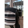 Afbeelding van Kentucky Zweetdeken fleece heavy stripes Brown- 130 cm