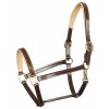 Afbeelding van Harry's Horse Halster Leder Elegance bruin- cob