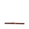 Afbeelding van BR lederen antislip teugels Tobacco/Goud- Full