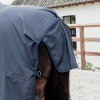 Afbeelding van Kentucky Paardenregenjas Hurricane met beugelopeningen Navy- Medium