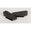 Afbeelding van Harry's Horse Beugelzooltjes Asymmetrisch zwart - 12cm