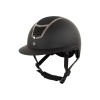 Afbeelding van BR rijhelm Lambda Plus glitter Zwart/Gunmetal- 56/58