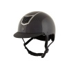 Afbeelding van BR rijhelm Lambda Glossy Zwart/Gunmetal- 59/61