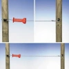 Afbeelding van Gallagher Doorgangsset elastisch cord wit 3/6m