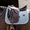 Afbeelding van Kentucky Zadeldek velvet dressuur Light blue- Full