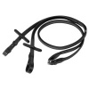 Afbeelding van Harry's Horse Teugels Supergrip Extra Smal zwart- cob