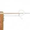 Afbeelding van Gallagher Afstandisolator krulstaart hout 17,5cm wit (10)