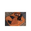 Afbeelding van ANKY® beenbeschermers 3D Mesh Black/Rust- S